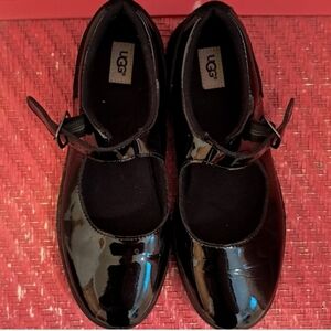 UGG Shiny Black Women's Dress Shoes.